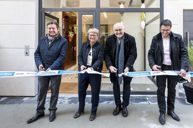 Inauguration residence Impulsion, Marignan, Colombes. 22 mars 2019. © Laurent Guichardon/Influence Factory.